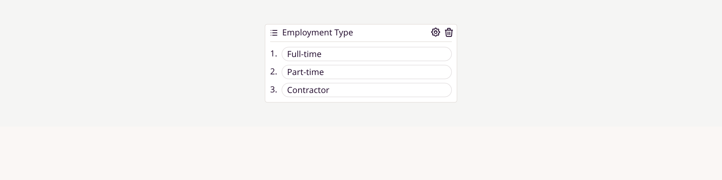 Open field settings illustration