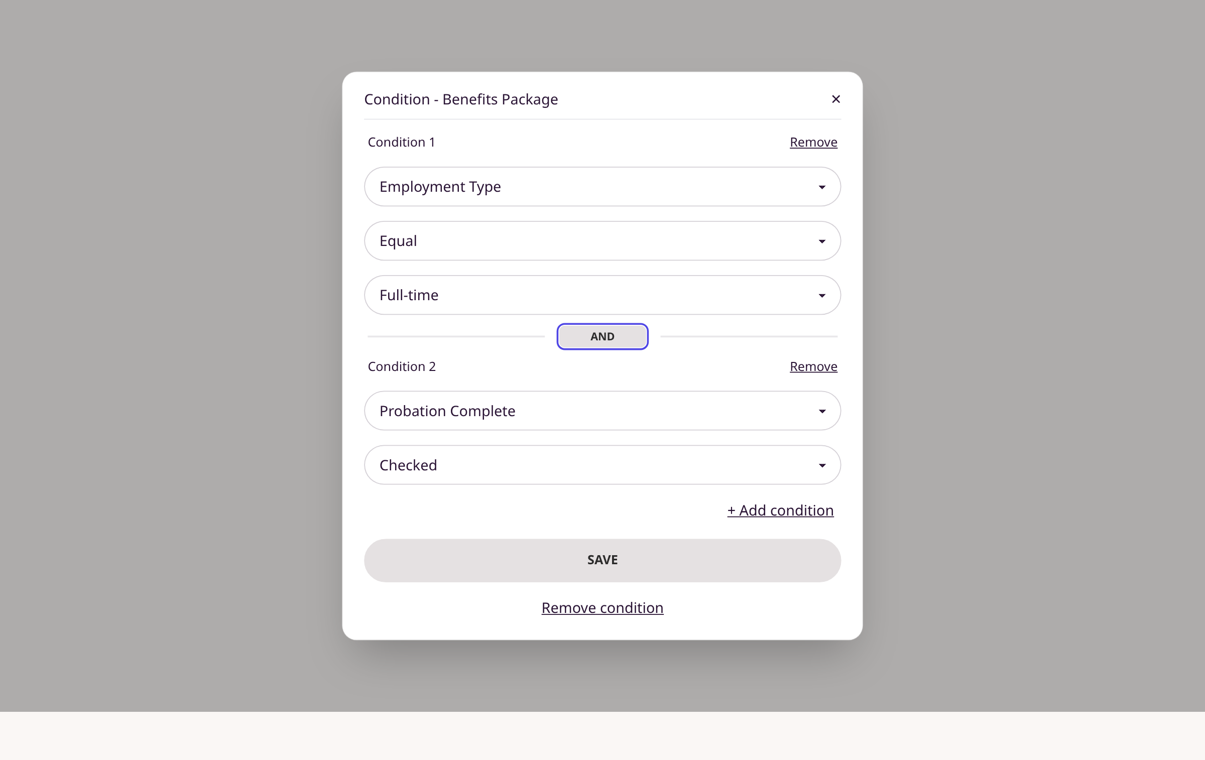 Add multiple conditions (optional) illustration