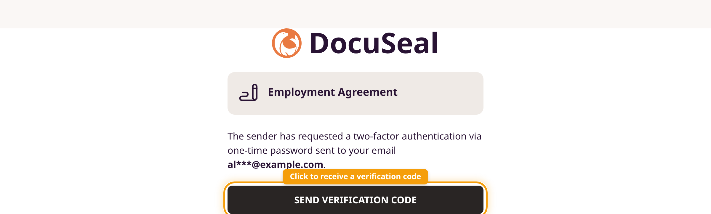 Click Send Verification Code illustration